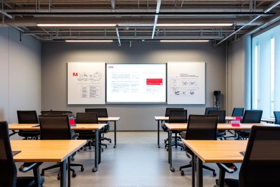 Interior of BeeheadStudio's modern coaching space in Enschede